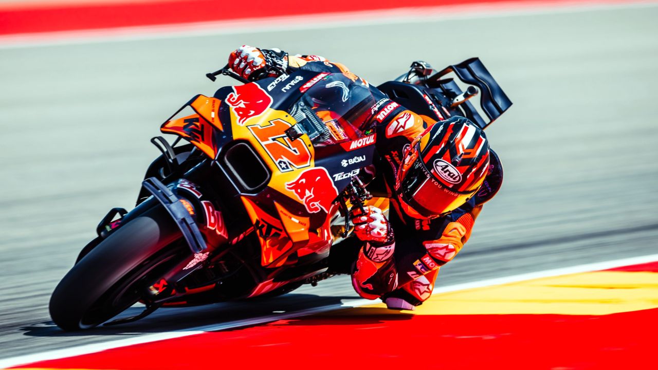 VIÑALES STANDS OUT ON DAY 1 IN ARAGON WITH 3RD TIME OF PRACTICE, BASTIANINI CLOSE TO TOP 10